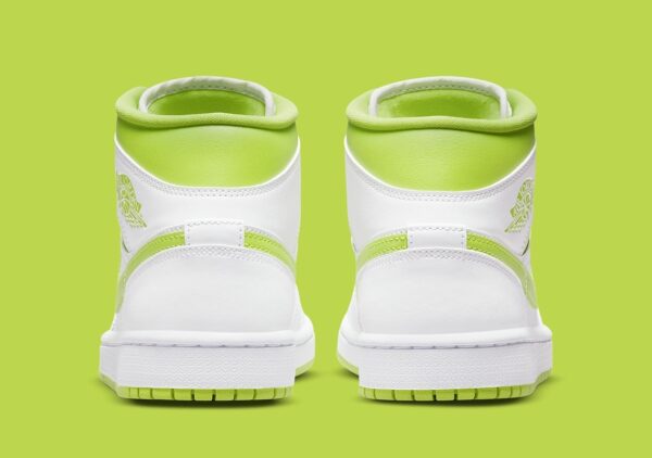 Air Jordan 1 Mid White Lime (W) - Зображення 3