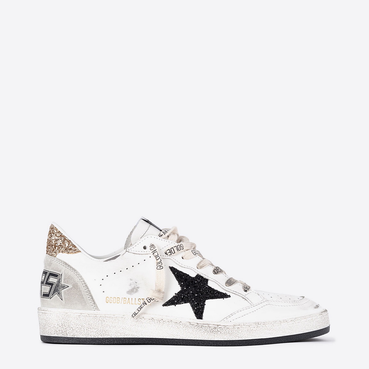Golden Goose Femme Sneakers Ball Star – Blanc Noir