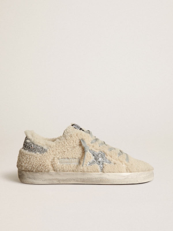 Golden Goose Super Star Hearling Woman - BEIGE/ SILVER
