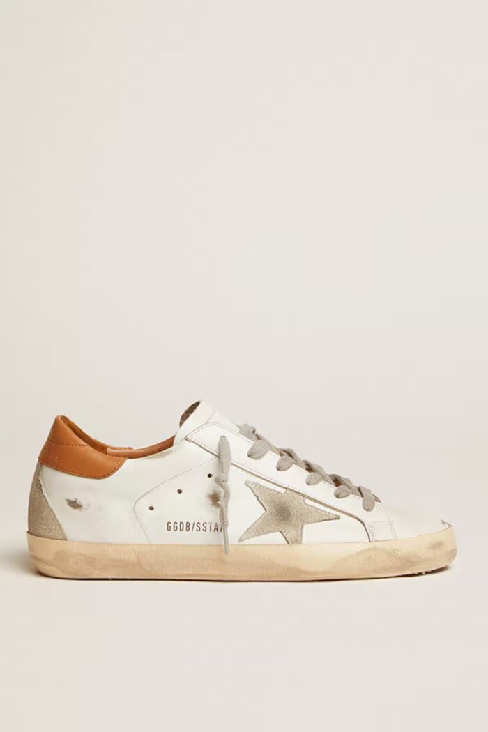 Golden Goose Super-Star sneakers with suede star and brown heel tab