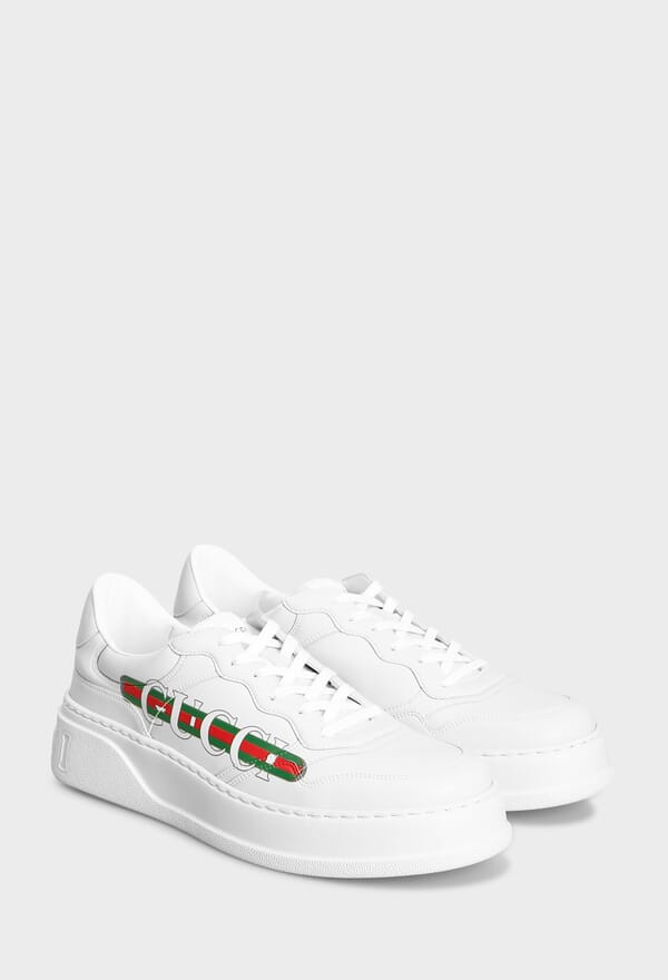 ШКІРЯНІ КЕДИ GUCCI 798539 224/0A1 - Зображення 2