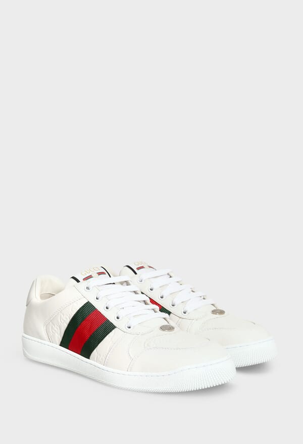 ШКІРЯНІ КЕДИ SCREENER GUCCI 798785 224/0C1 - Зображення 2