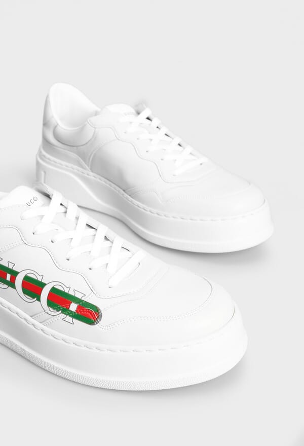 ШКІРЯНІ КЕДИ GUCCI 798539 224/0A1 - Зображення 3