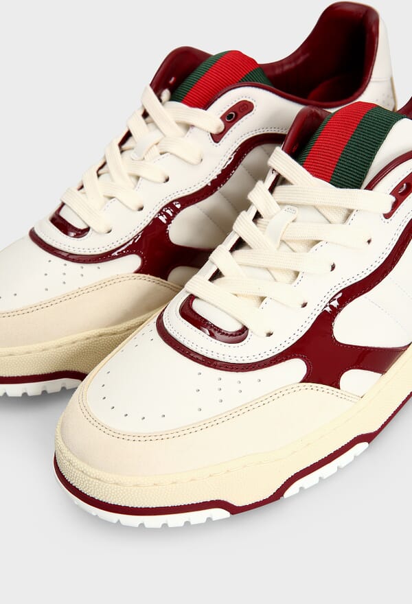 ШКІРЯНІ КЕДИ RE-WEB GUCCI 786186 224/0A5 - Зображення 3