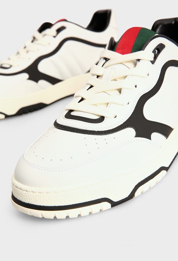 ШКІРЯНІ КЕДИ RE-WEB GUCCI 786186 224/0A2 - Зображення 4