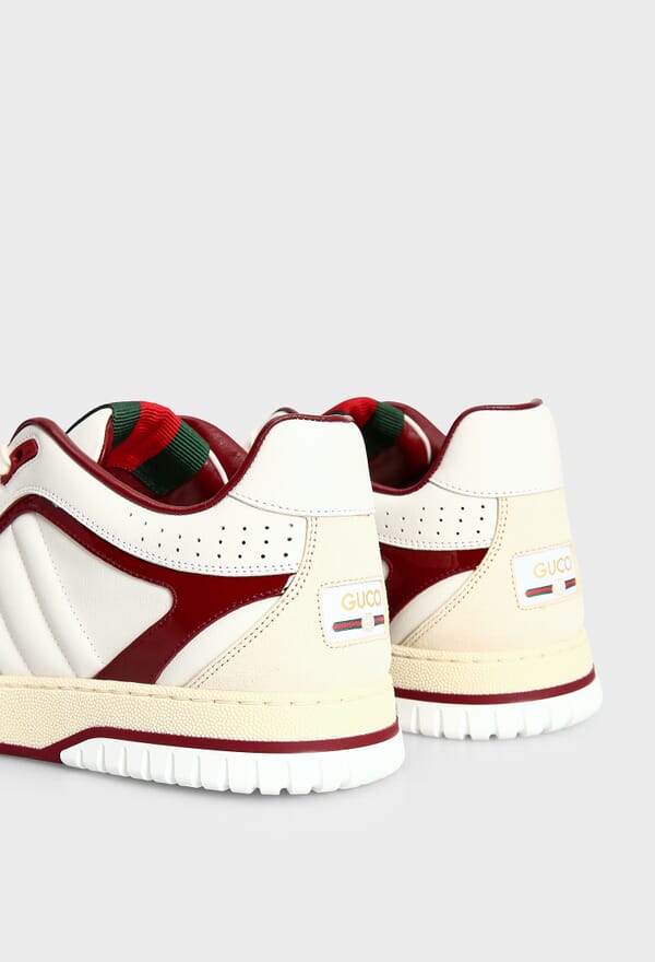 ШКІРЯНІ КЕДИ RE-WEB GUCCI 786186 224/0A5 - Зображення 4