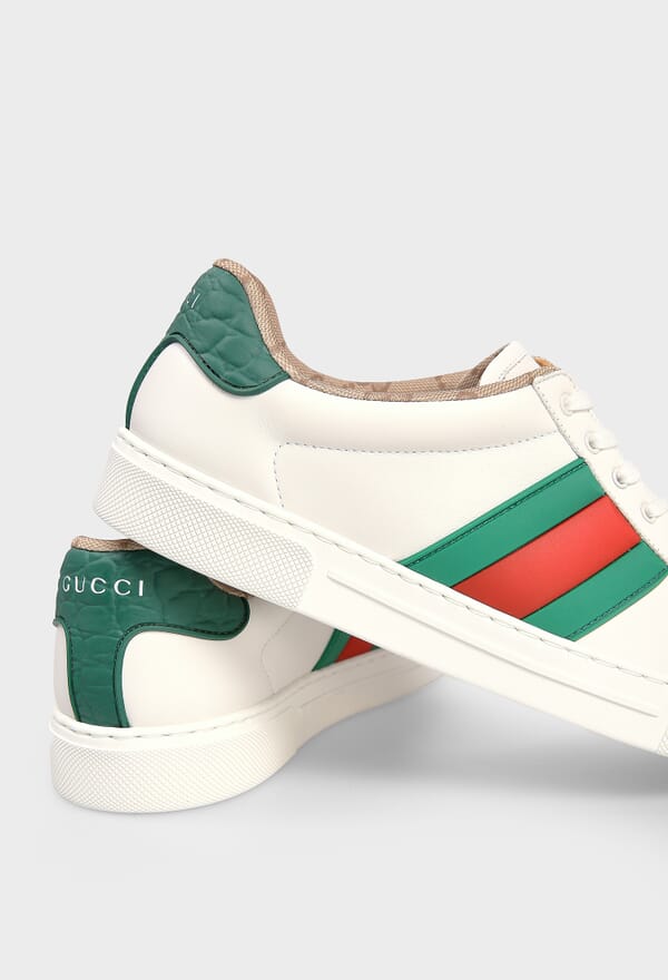 ШКІРЯНІ КРОСІВКИ SNEAKERS GUCCI 812713 125/0A1 - Зображення 4