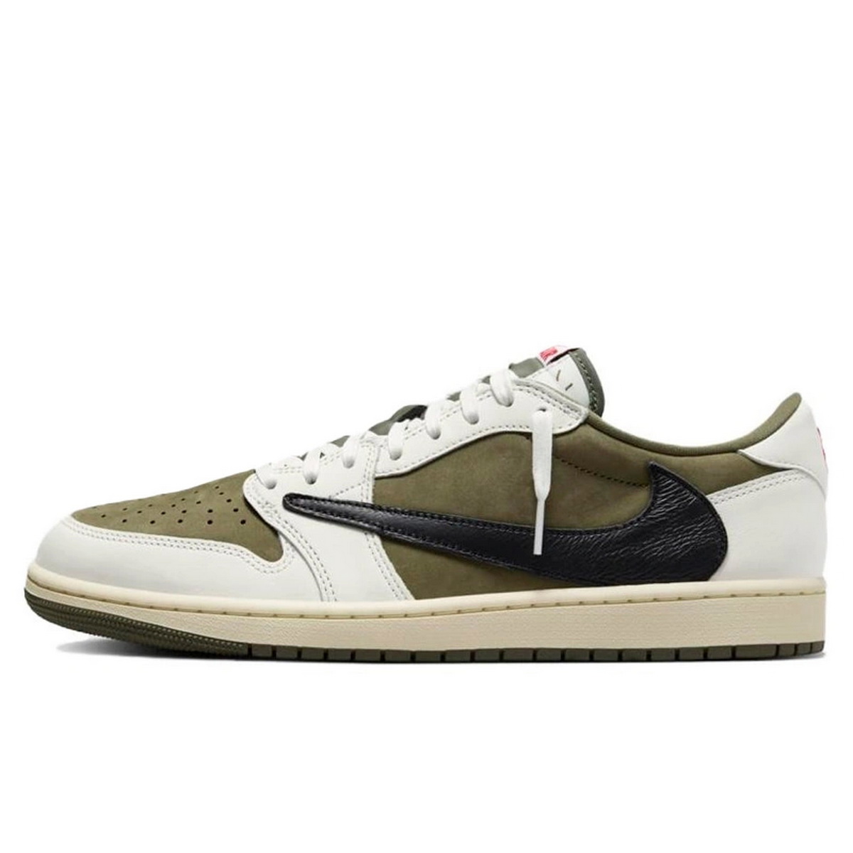 Jordan 1 Low x Travis Scott Reverse Olive - Зображення 3