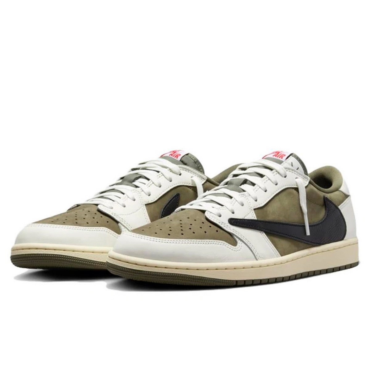 Jordan 1 Low x Travis Scott Reverse Olive - Зображення 2