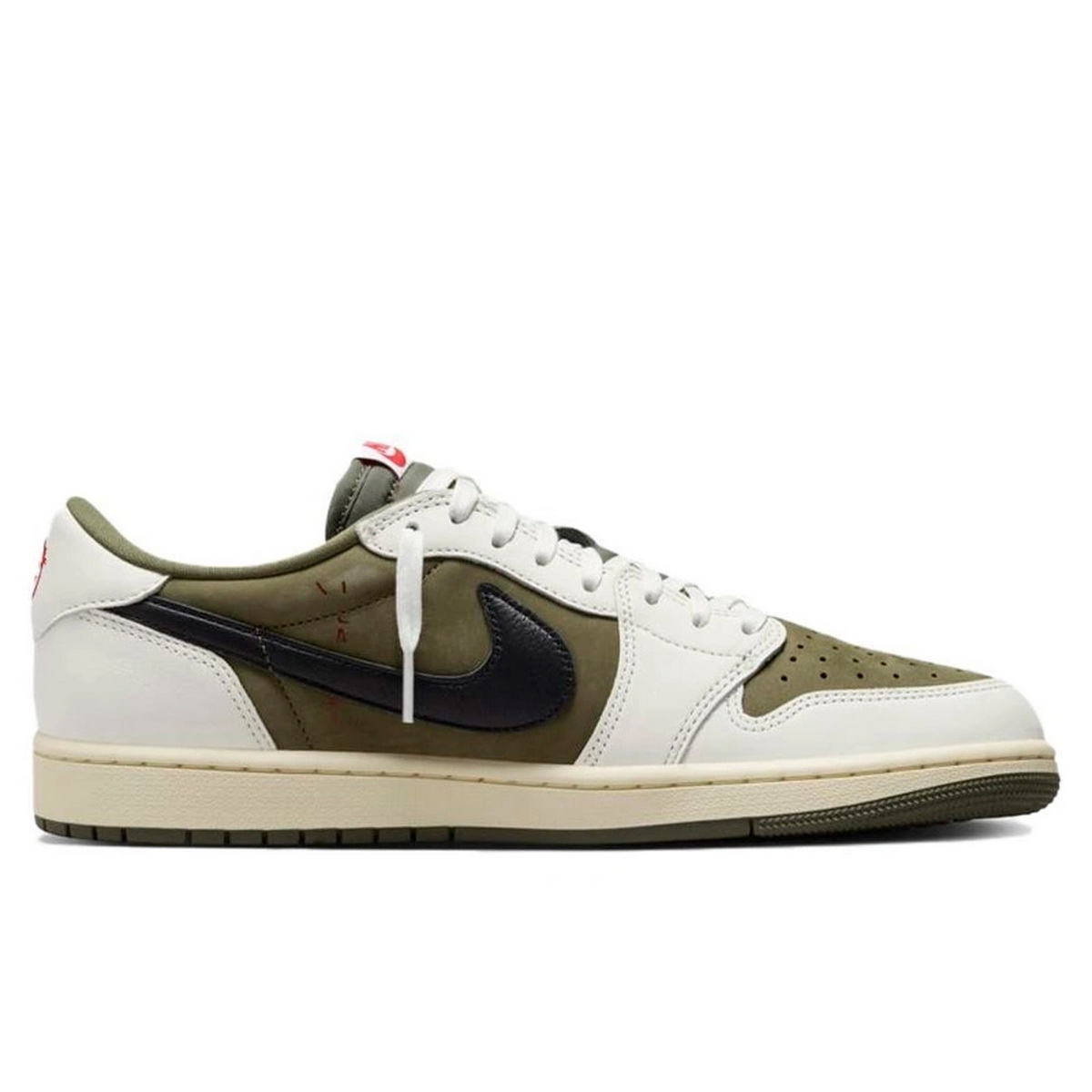 Jordan 1 Low x Travis Scott Reverse Olive