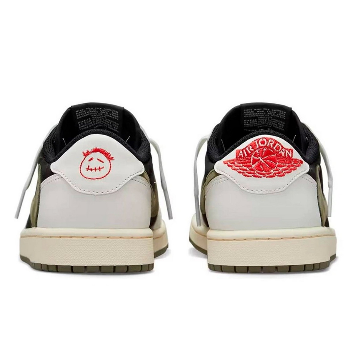 Jordan 1 Low x Travis Scott Reverse Olive - Зображення 5